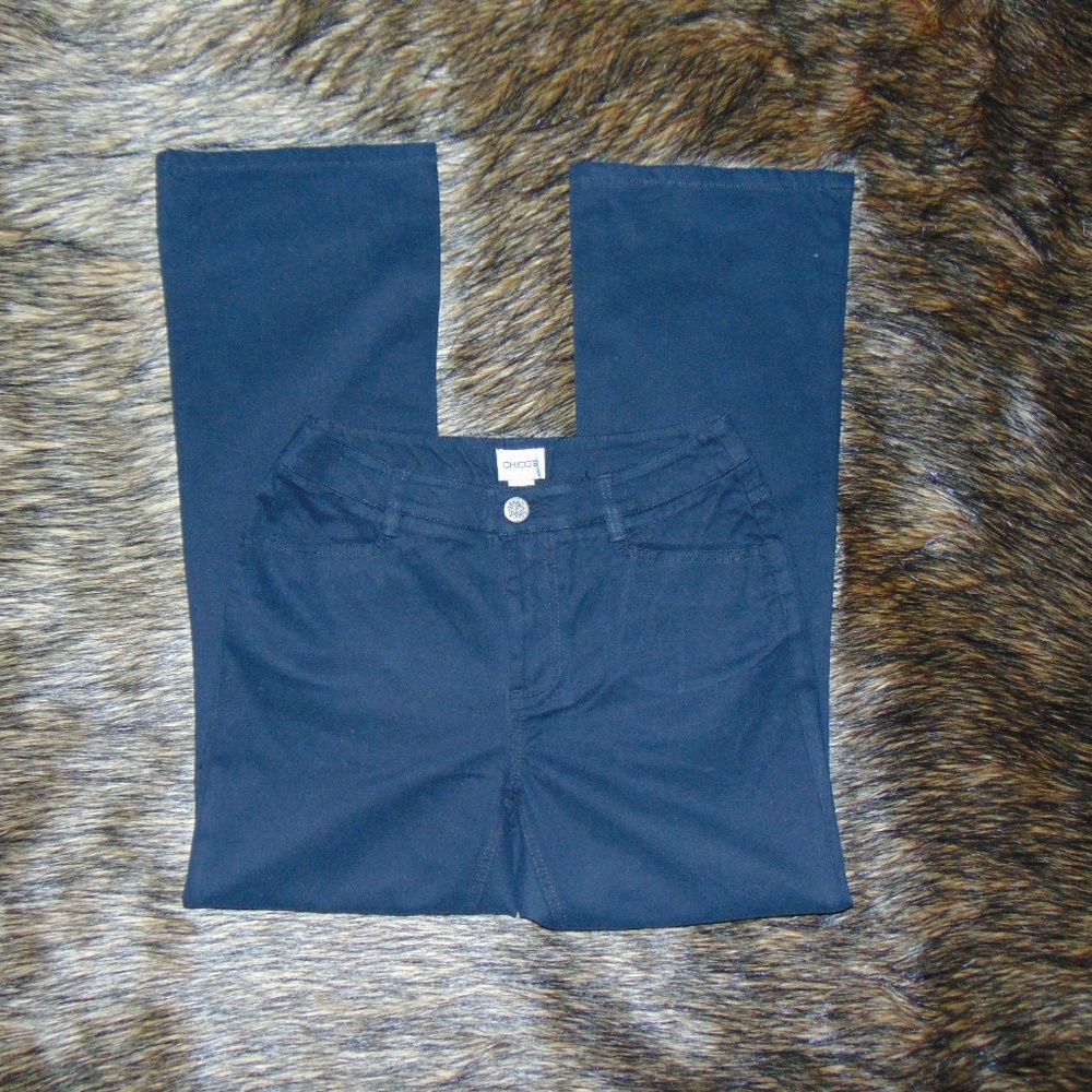 Chicos Black Pants (0Short)